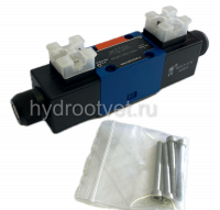 4WE6D61/OCW110-50N9K4 - Гидрораспределитель золотниковый Ду 6 с электроуправлением, схема D (574А/О), электроуправление W110, возврат - O = без пружины