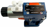 DBW10B2-5X/100XCG24N9K4 - Предохранительный клапан Ду10 с давлением настройки до 100 бар, управление - X - внешний с разгрузкой B = открыт с электроуправлением G24