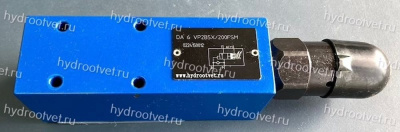 DA6VP2B5X/100FSM - Разгрузочный предохранительный клапан Ду6 с давлением настройки до 100 бар, подключение насоса в канал P