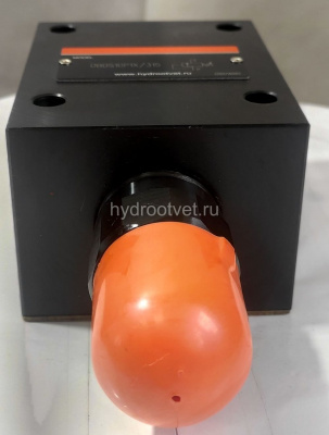 DBDS10P1X/400 - Предохранительный клапан прямого управления Ду10, давление регулировки до 400 бар, тип монтажа - на плиту, элемент регулировки S = винт